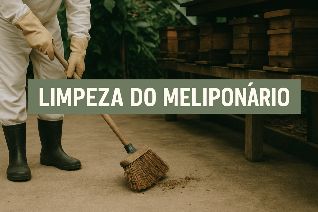 Limpeza do Meliponário