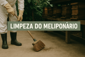Limpeza do Meliponário